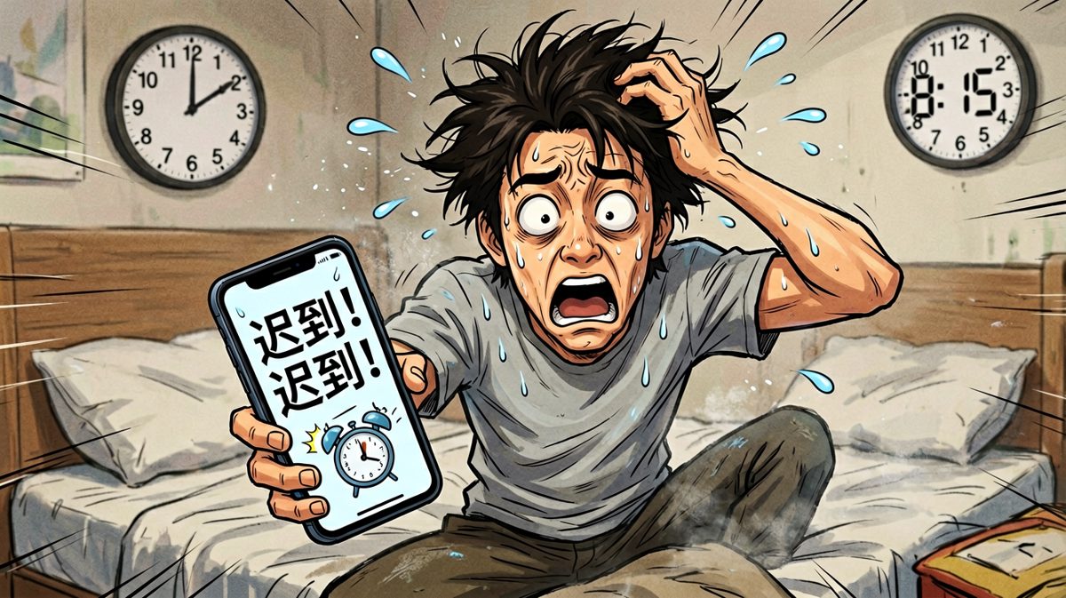 醒来一看时间，魂都吓飞了
