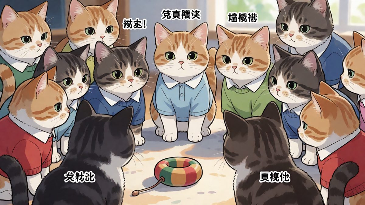 猫咪董事会：今日议题——如何让这根羽毛永垂不朽