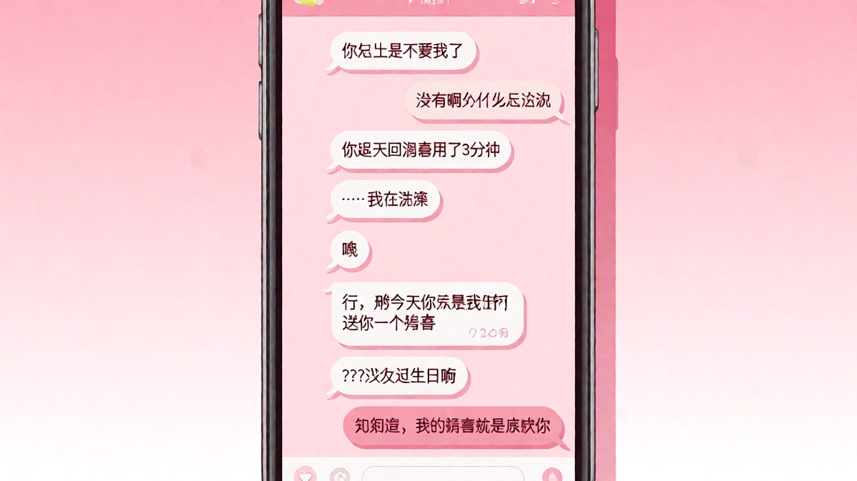 三分钟之罪：女生小题大做，男生自我攻略全程笑场。