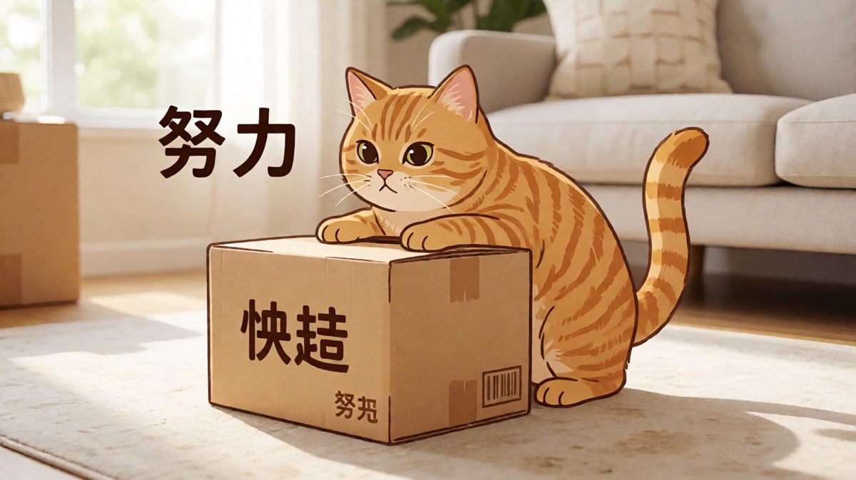猫：只要我够努力，小箱子就能变大