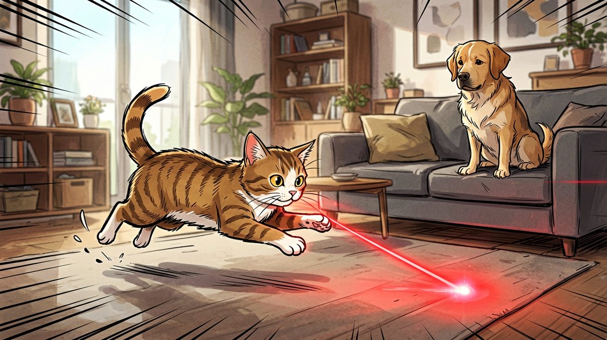狗狗：这就是你们猫科动物的智商上限吗？