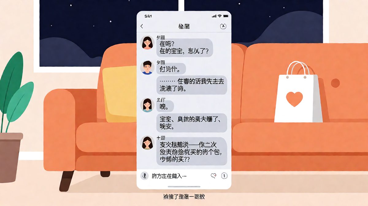 在吗系列：你以为她要撒娇，其实她要包包。
