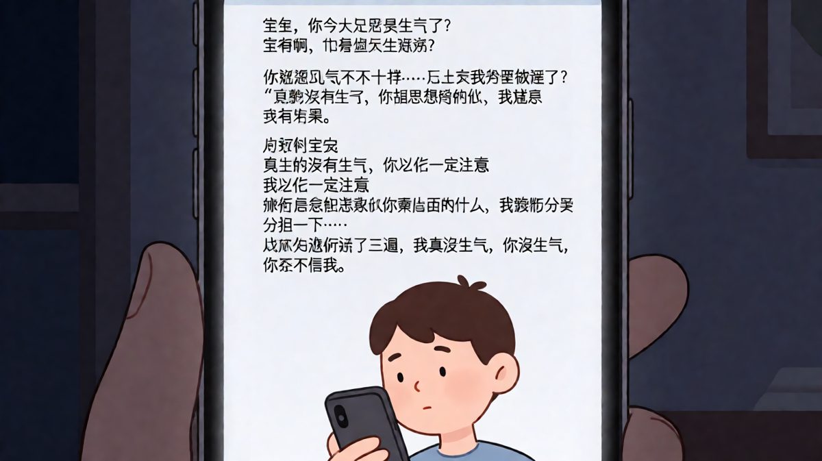 语气敏感大赛：没生气比生气还可怕。