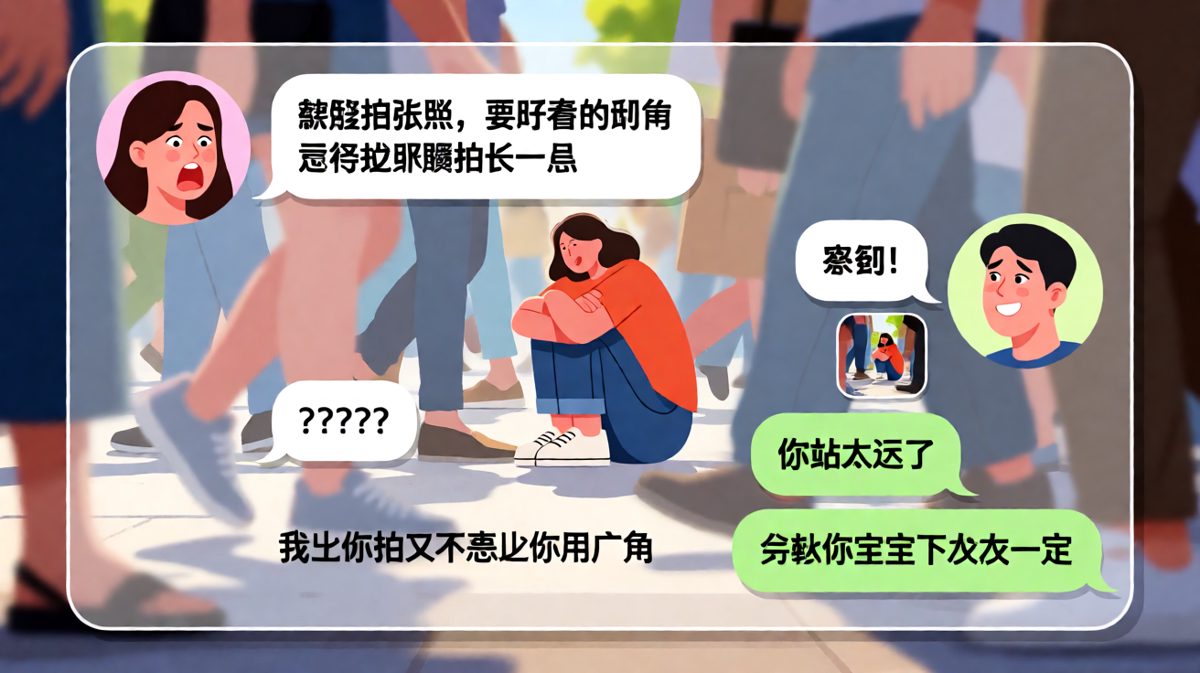 直男拍照技术翻车现场，腿长被拍没的艺术