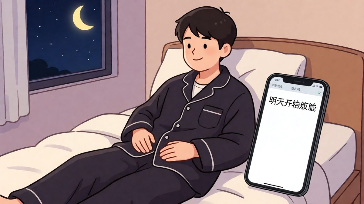 明天一定减！……大概吧