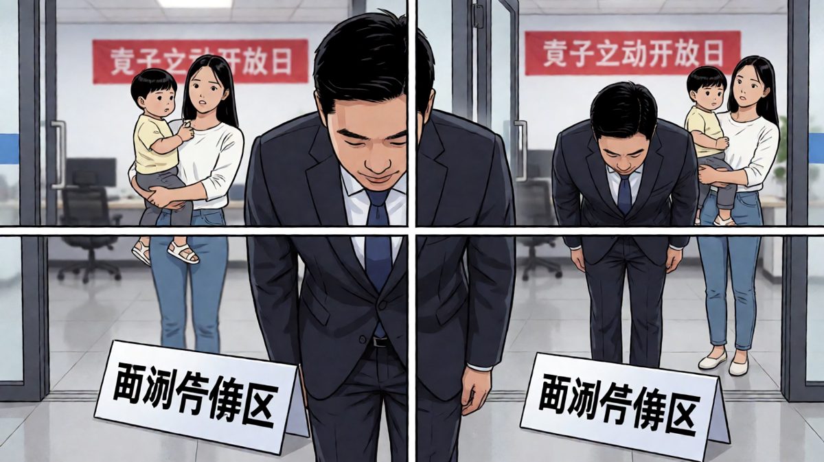 社死现场：原来今天是亲子开放日……