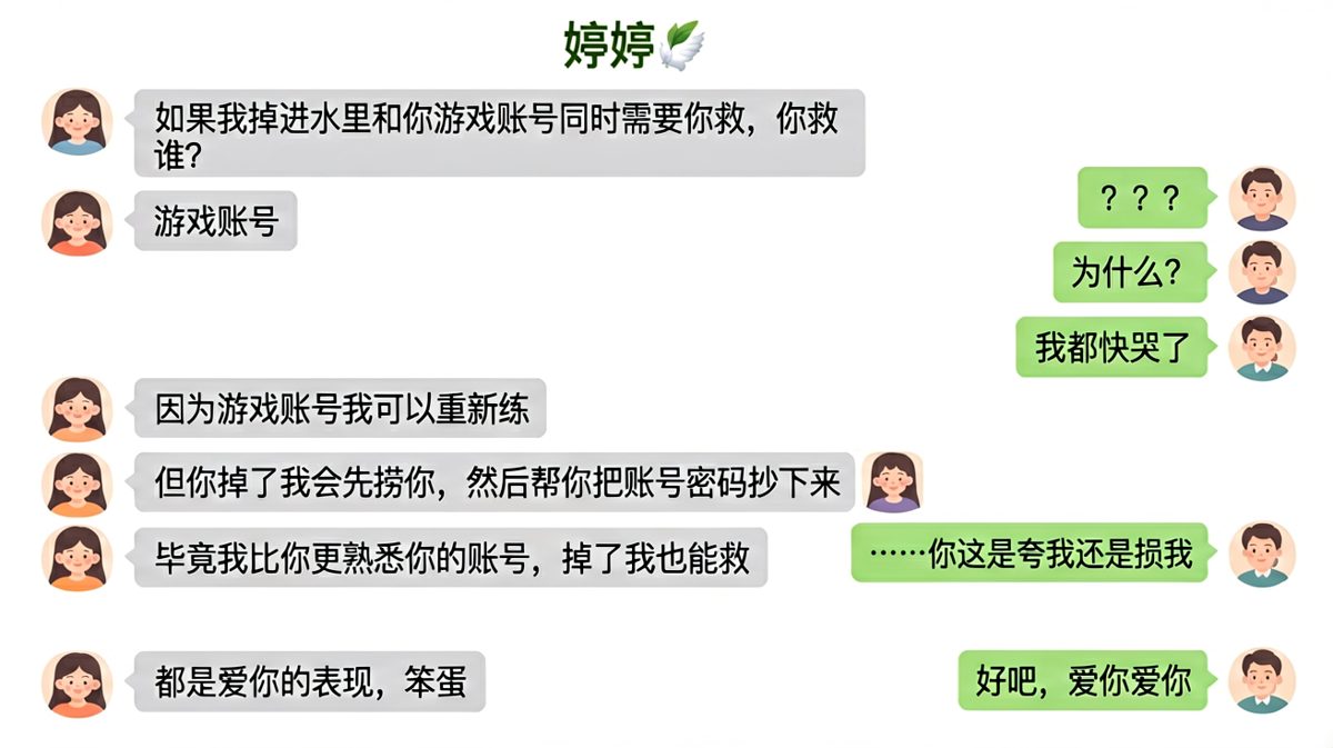 看似直女致命回答，实则逻辑满分——这波操作赢麻了。