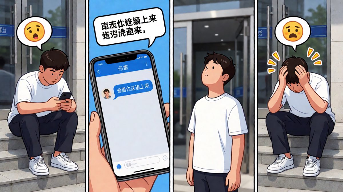 人生最遥远的距离：家到公司，只有一步之遥。