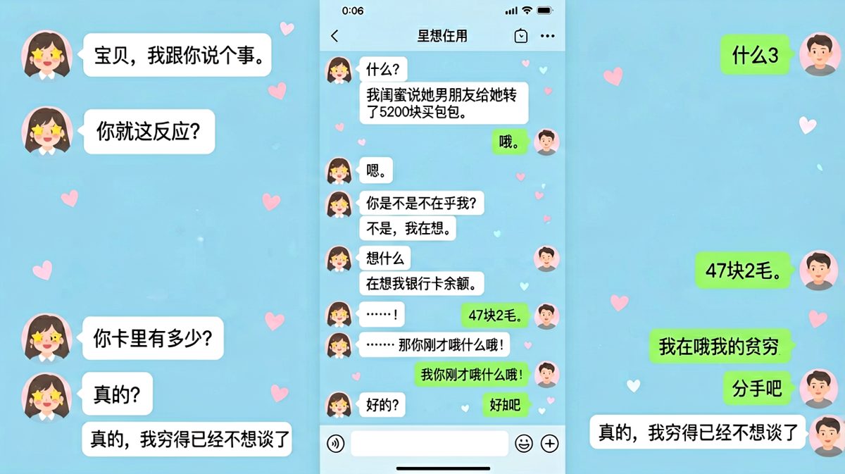 闺蜜晒转账引发惨案，贫穷是最高级的求生方式