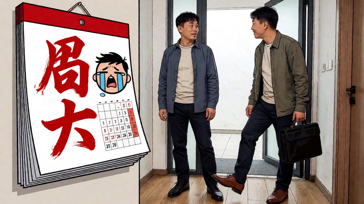 抬头一看日历，整个人愣住
