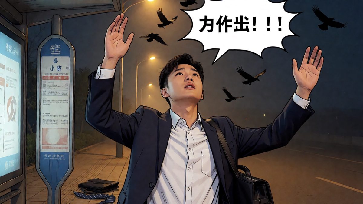 小陈仰天长啸，彻底崩溃——为什么生活要这样对我！