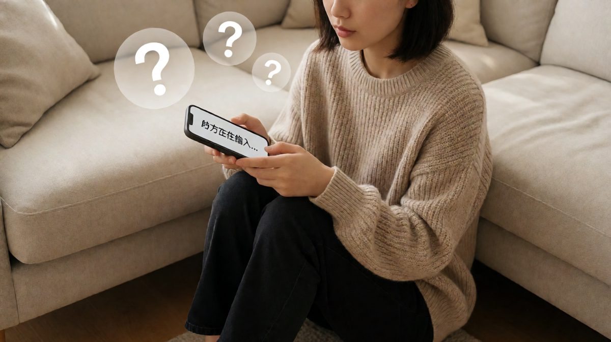 社恐患者的噩梦：他在输入什么……