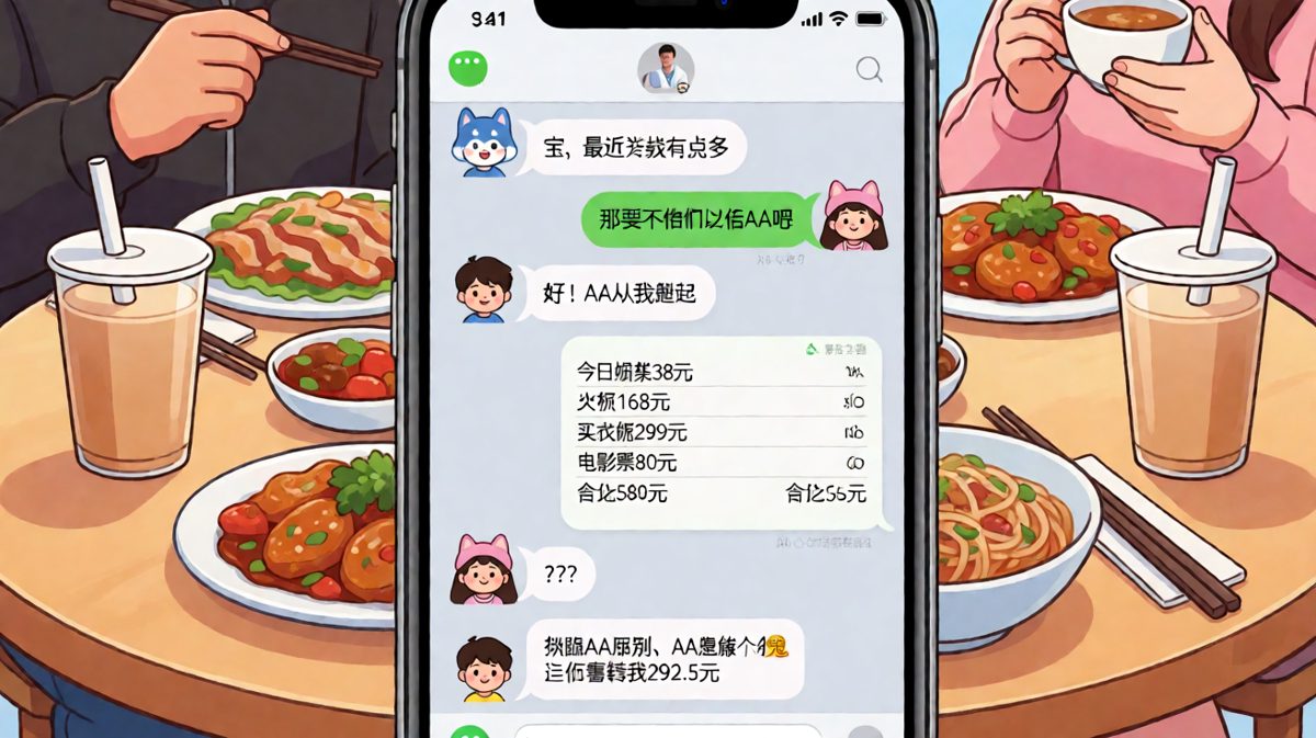 说好吃AA的男生，翻车翻到了自己身上