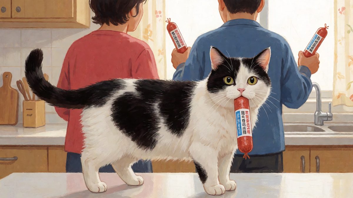 猫：别误会，我只是帮主人试毒。