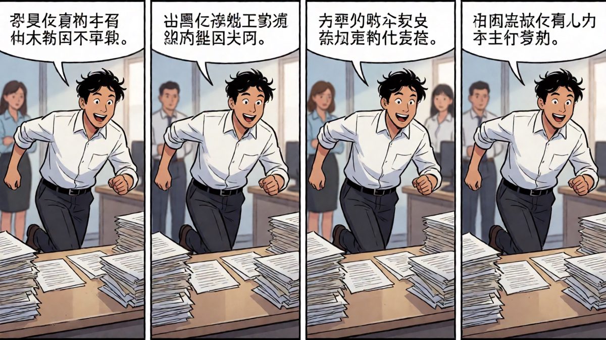 我在办公室里走出了马拉松的节奏