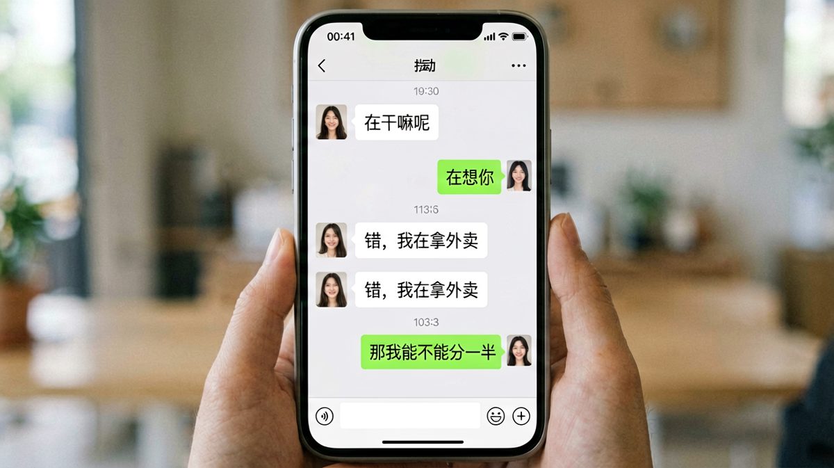 土味情话遭遇外卖暴击，反转猝不及防