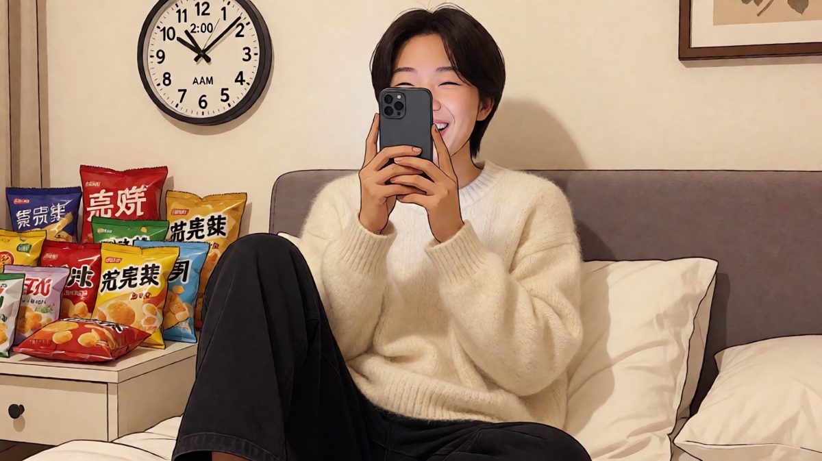 说好的早睡呢？睡前刷手机才是正经事！