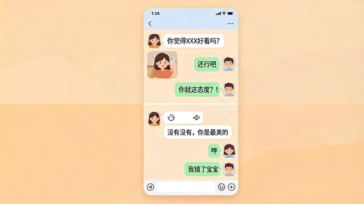 送命题：你觉得XXX好看吗？