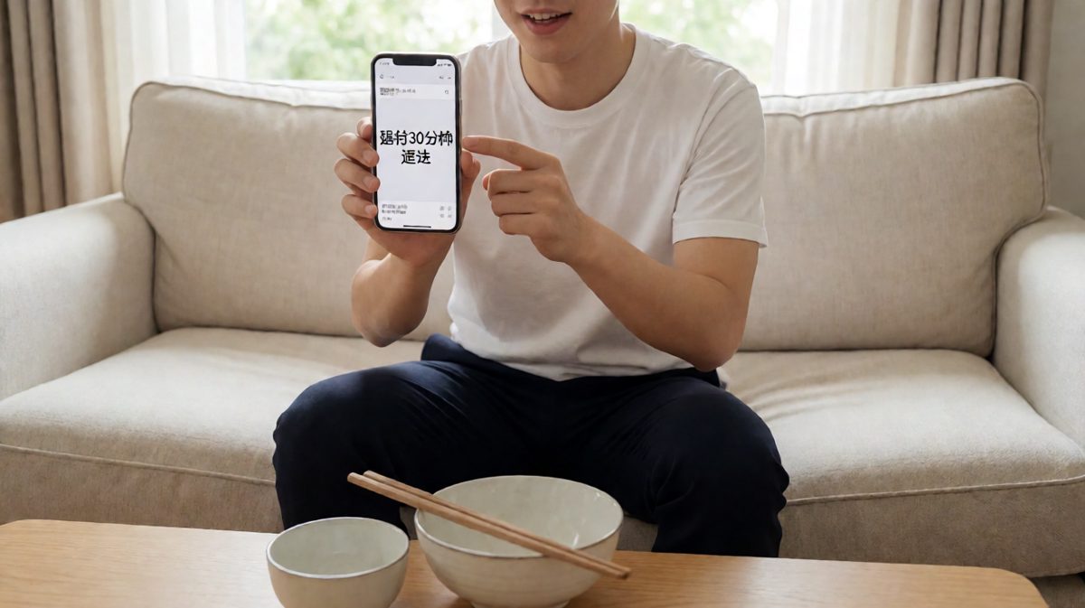 满怀期待地点了份炸鸡外卖