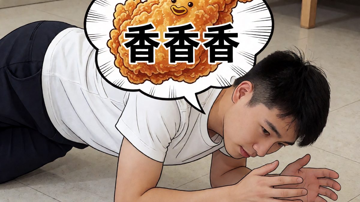 饿到产生幻觉开始做梦了