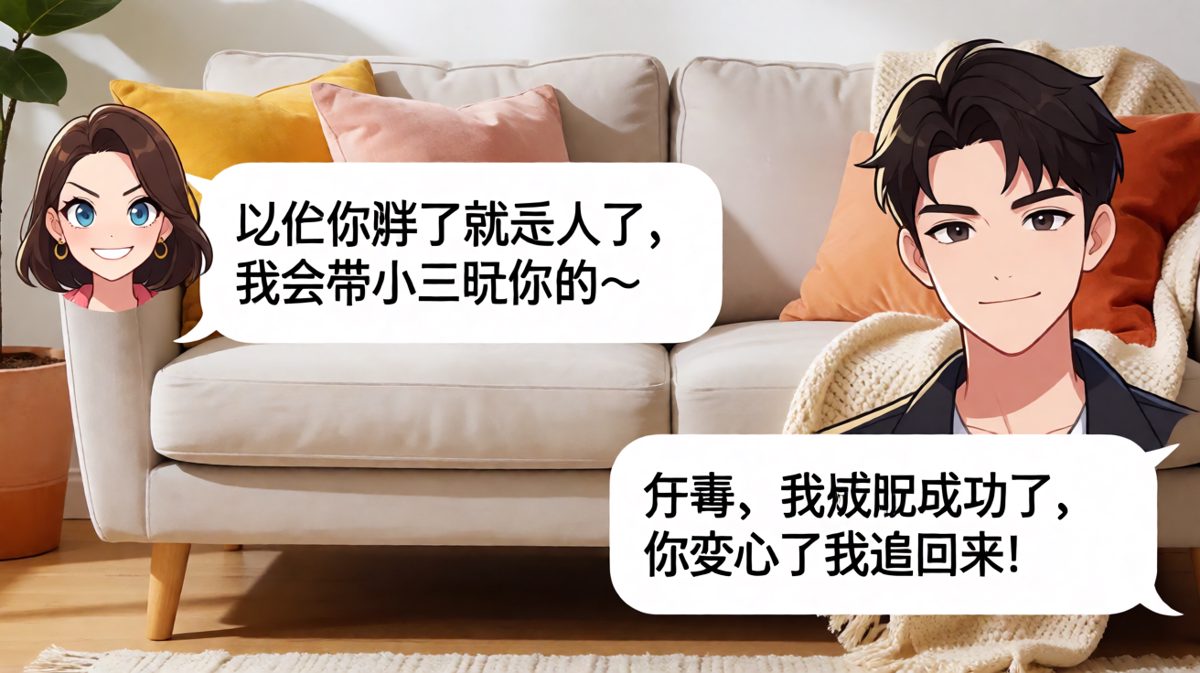 女生放狠话要带小三，结果男生反向撩——我追回来！