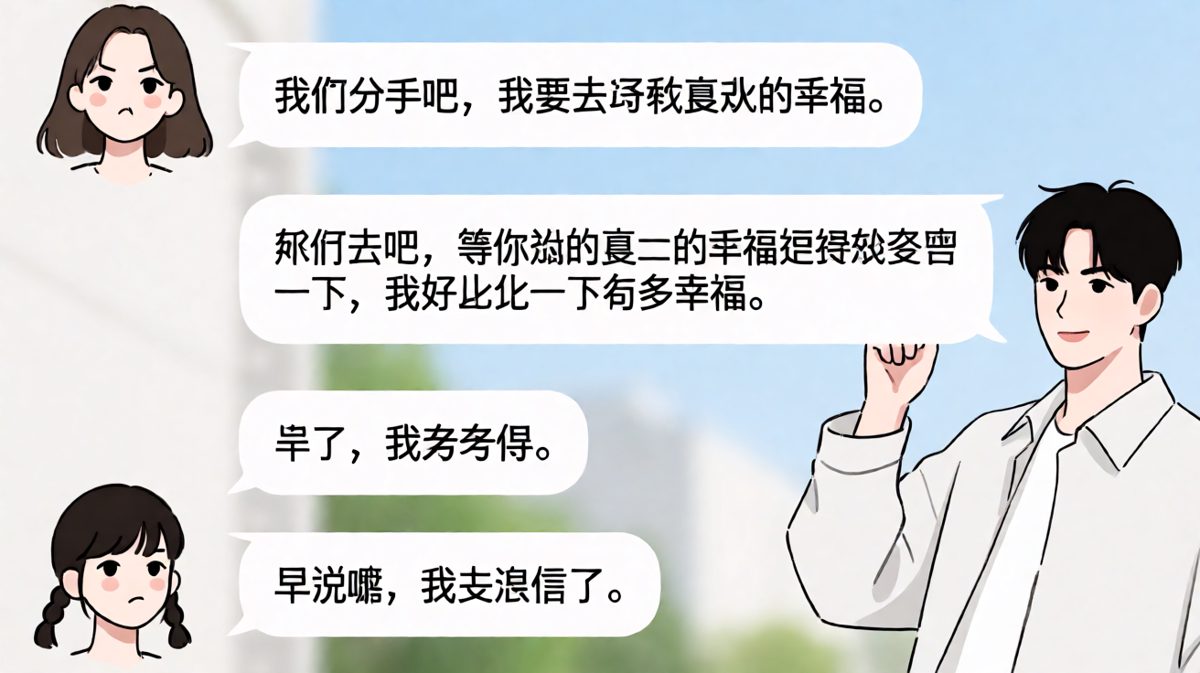 假分手测试，结果男生反向操作——我差点信了