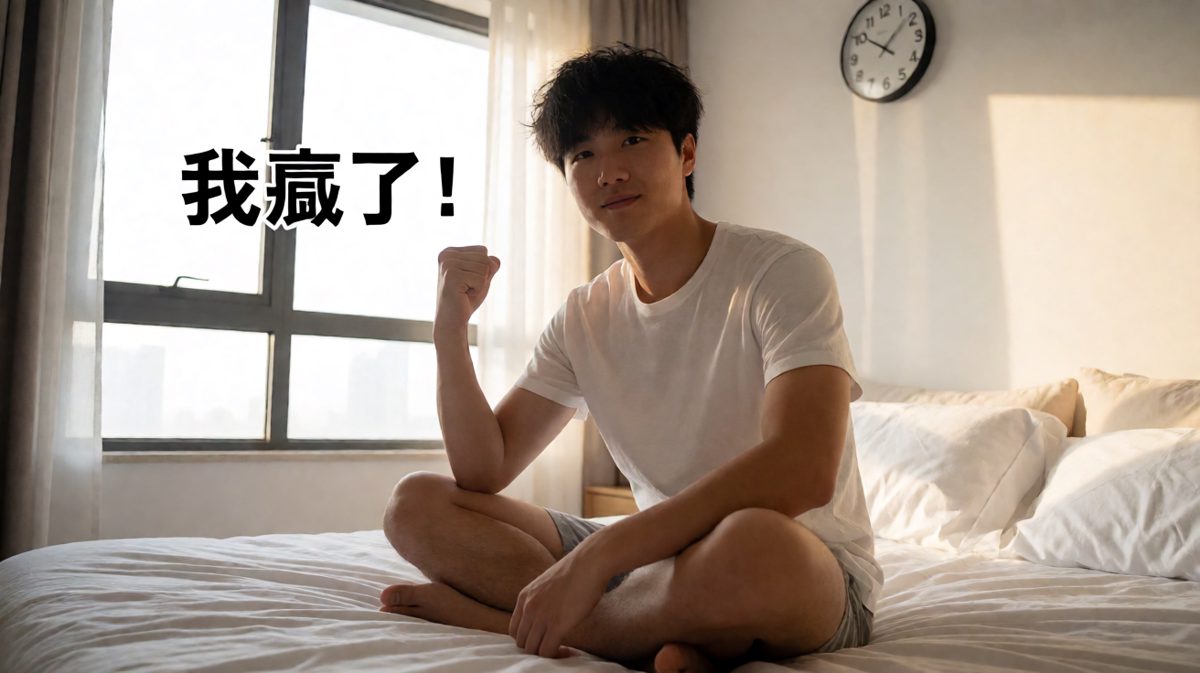 短暂胜利的喜悦，自信满满
