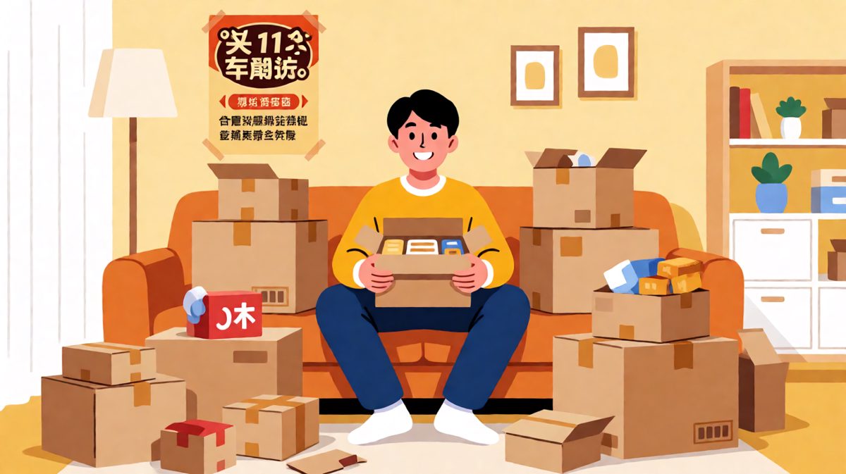 双十一后：穷得吃土但拆快递的手停不下来