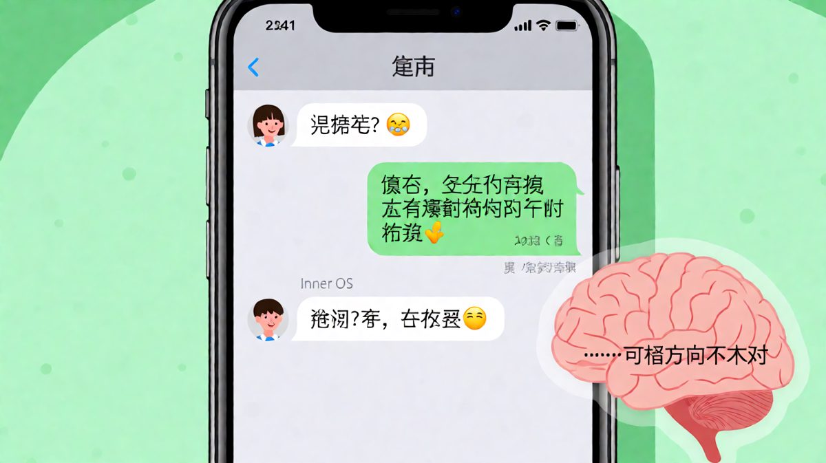 嘴甜一时爽，真相在脑内悄悄跑出来。