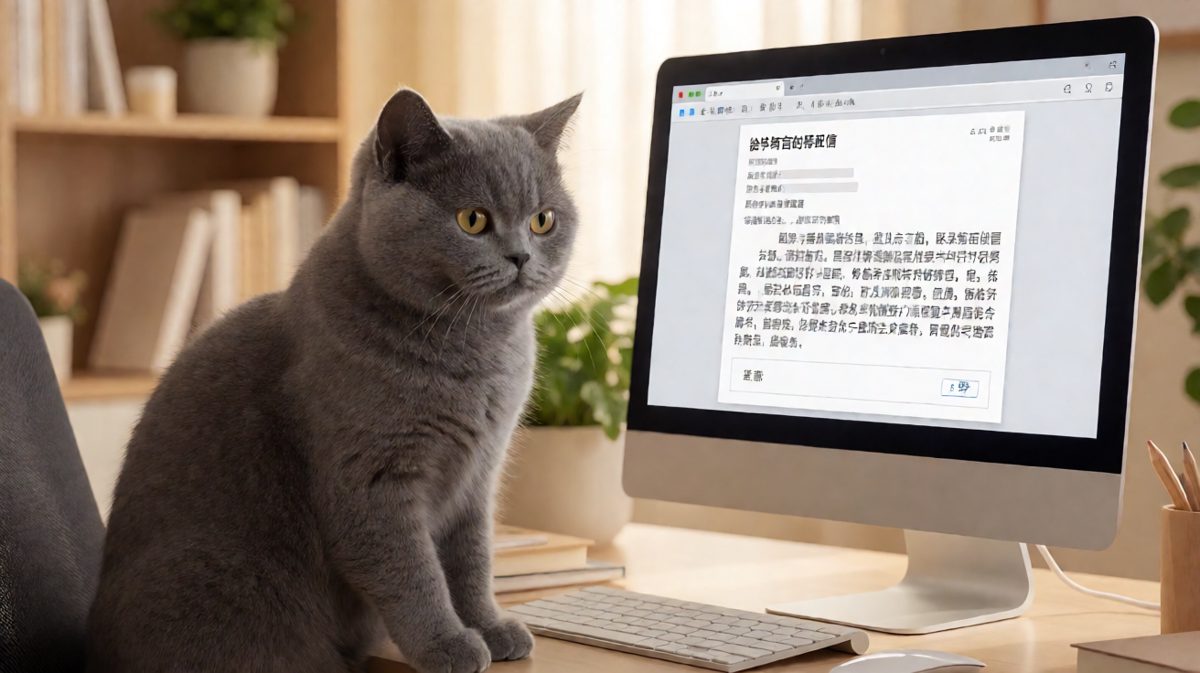 英短蓝猫：连续加班18小时，本喵决定辞职了。