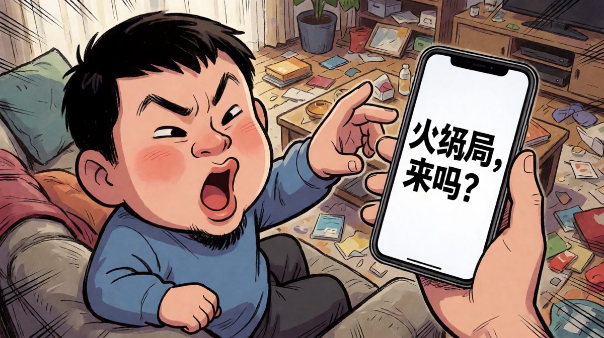 朋友发来火锅邀请，内心开始挣扎