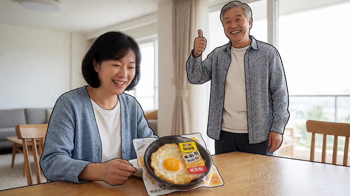 家人：这……是什么黑暗料理？我：我觉得挺咸的！