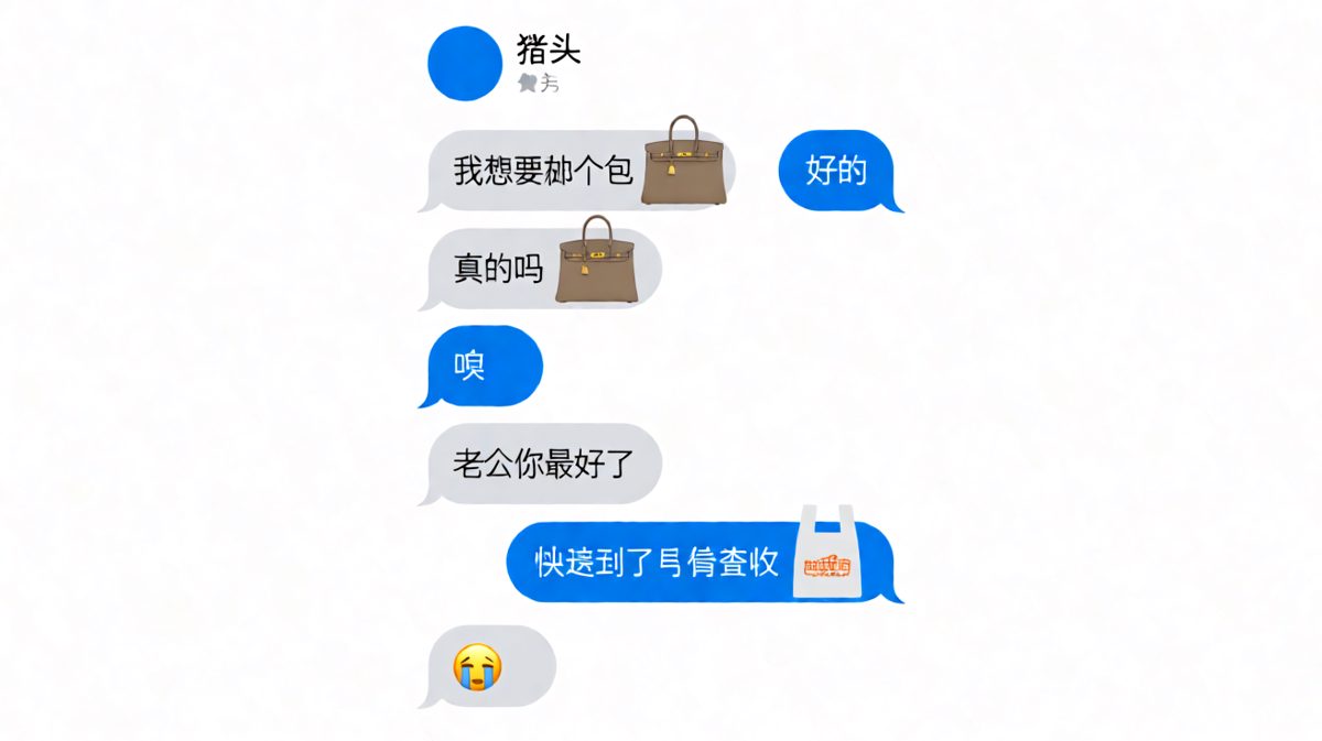 她以为收到了真爱，结果收到了9块9包邮