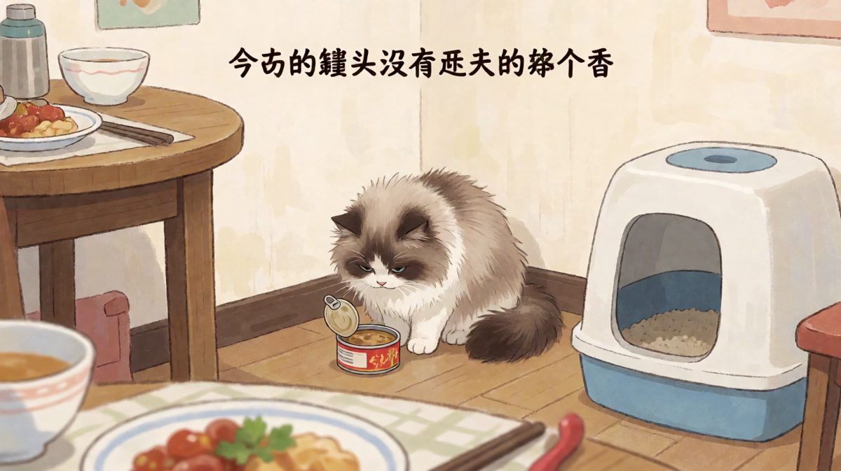 猫咪的挑食哲学：不是罐头的问题，是我的心情问题