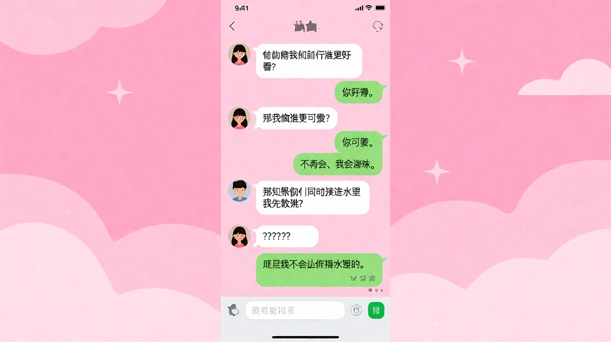 三题连问，男生用游泳技能成功通关