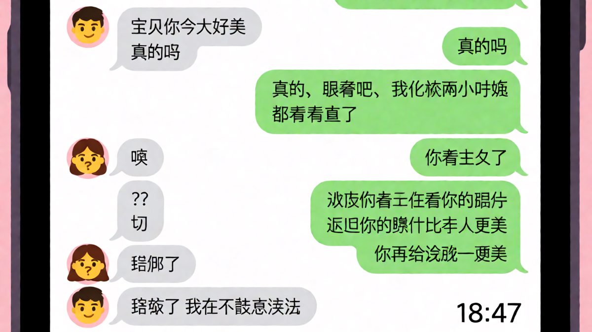男生夸人夸出花来，最后因为说了实话被'审判'，求生欲拉满。