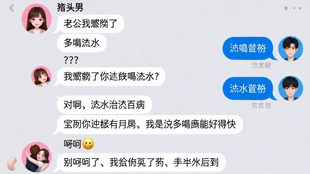 从多喝热水到秒买药的温馨反转，直男的浪漫终究迟到但从不缺席。