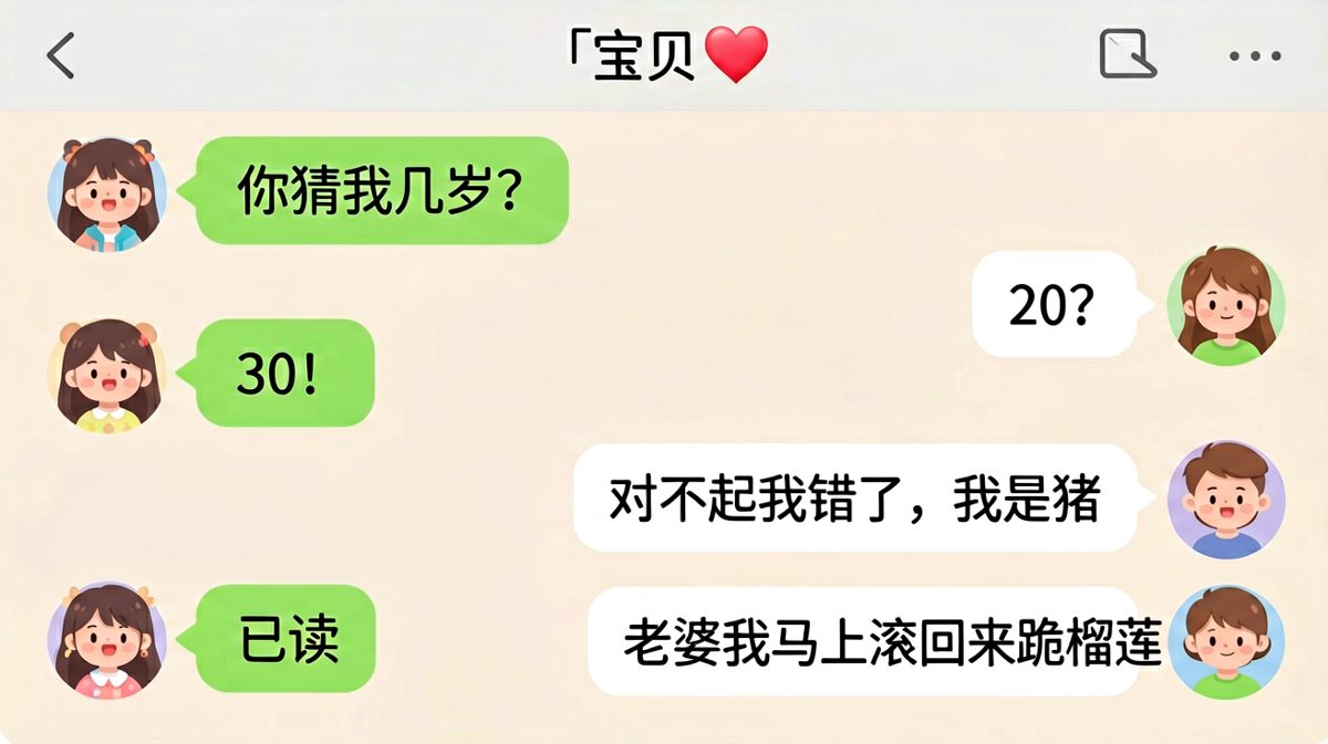 猜年龄翻车现场，求生欲拉满的秒撤操作