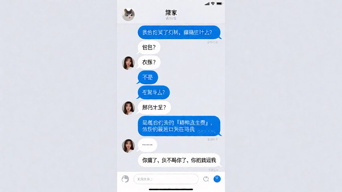 男友把礼物叫做「精神损失费」，女友反手要钱，结局亮了。