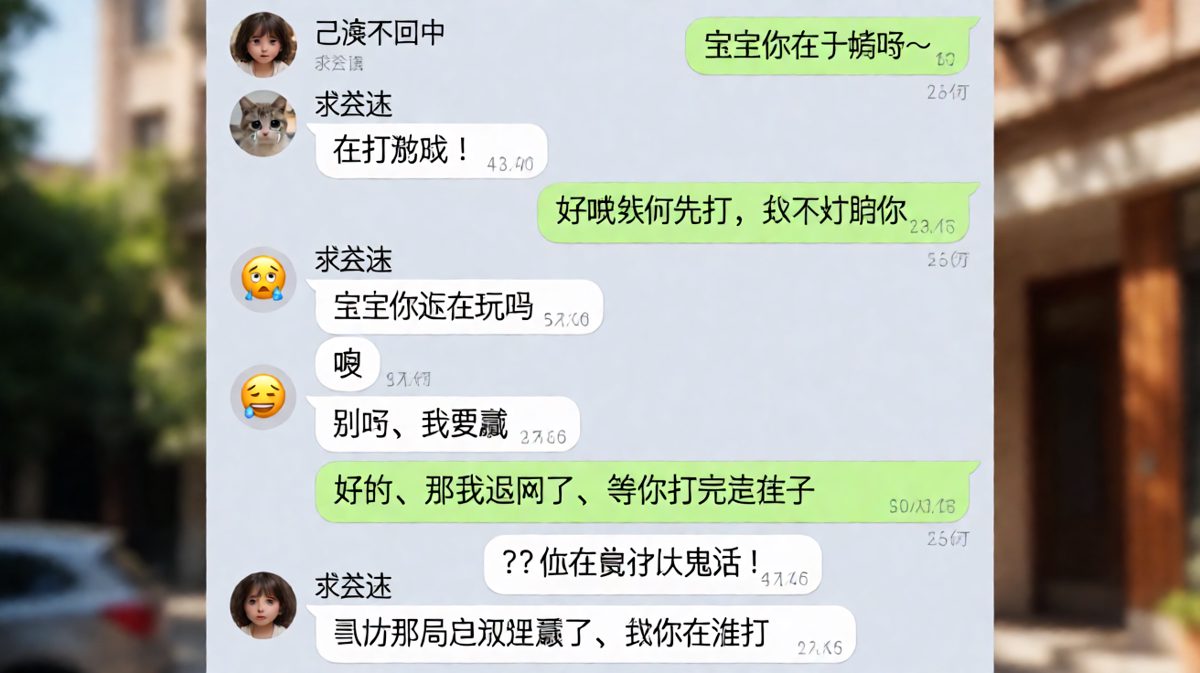 男生疯狂刷存在感被无视，最后假装退网，结果反手证明自己早就赢了。
