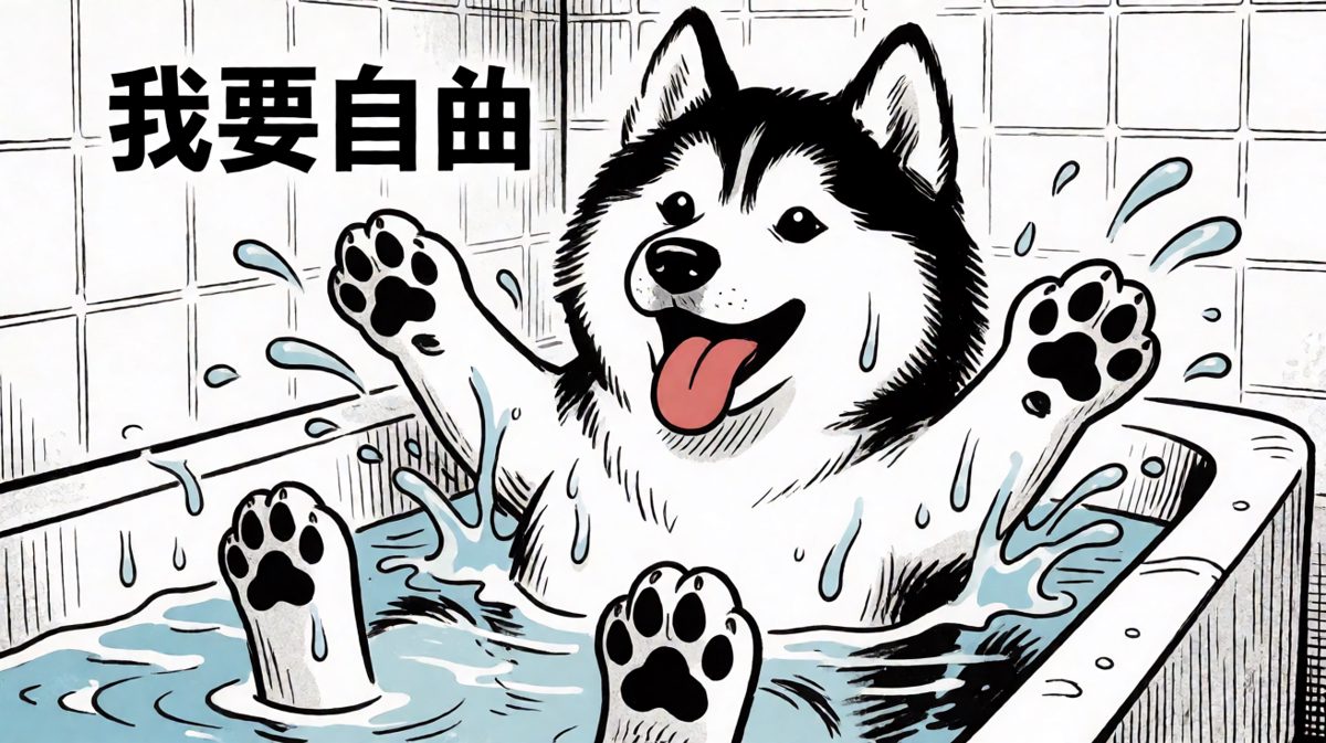 洗澡？这是虐待动物！