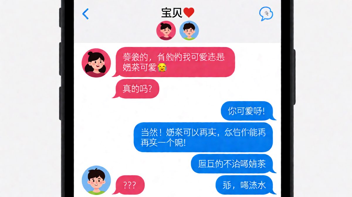 送命题当场翻车：可爱还是奶茶，答案永远是「喝热水」。