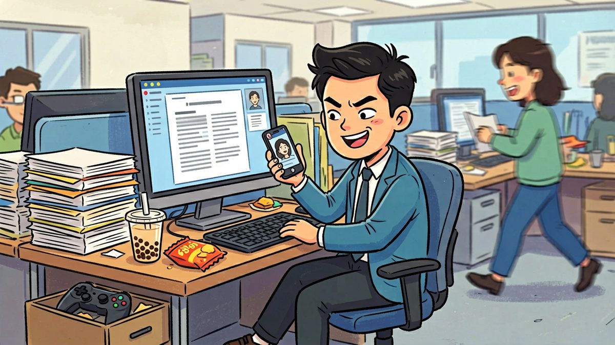 上班摸鱼艺术：表面在打工，其实在修仙