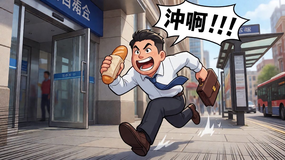 拼尽全力冲向公司