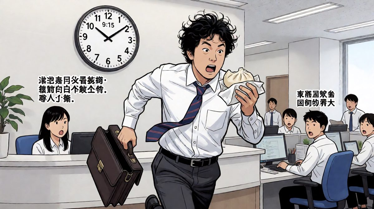 迟到两小时冲上班，人生最狼狈的早晨
