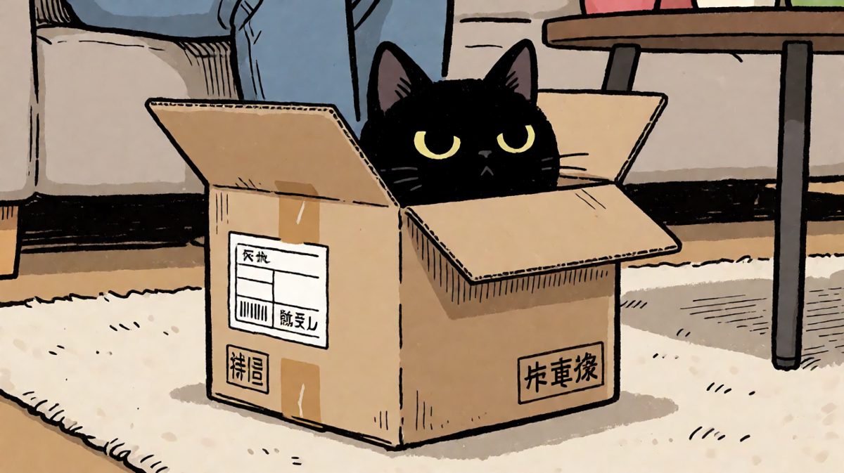 如果塞得下，那我就能待着。猫的数学从来不好。