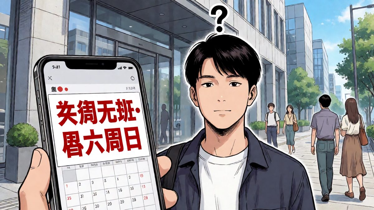 ……今天原来是周末吗？