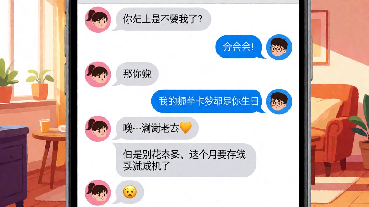 女生试探男朋友是否还爱着自己，结果男朋友的钱包比爱更诚实。