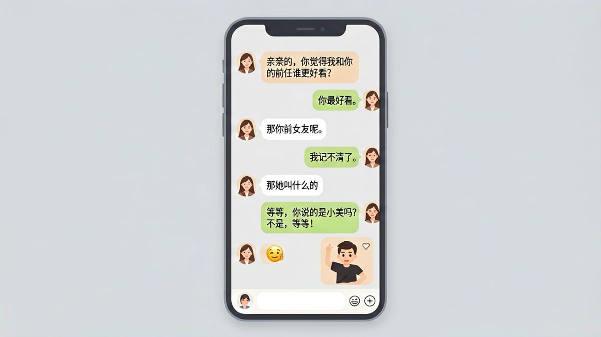 前任型送命选择题，答案越描越黑