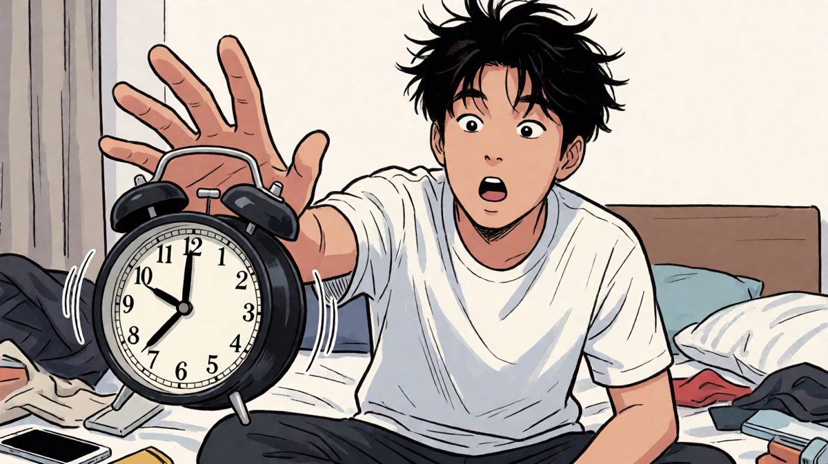 闹钟：起床！我可不等人！